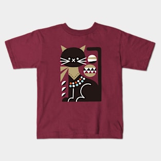 Cat Art Kids T-Shirt